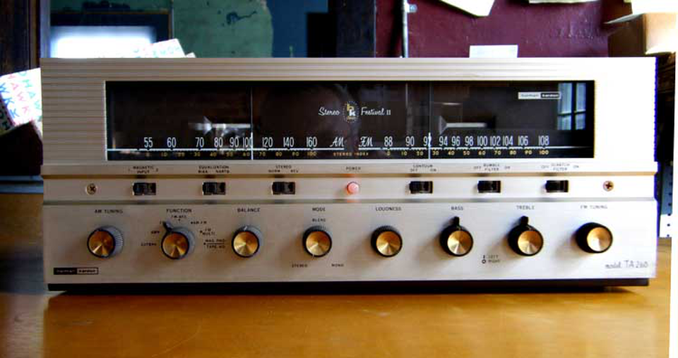 STEREO FESTIVAL 2 TA 260 - Black - Hi-Fidelity Stereo Receiver (20 watts x 2) - Hero